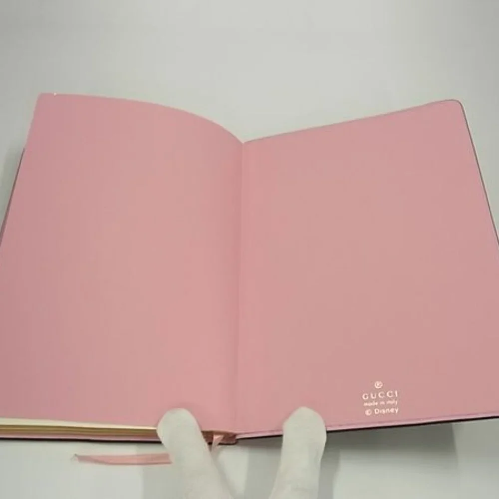 Gucci Disney Collaboration Daisy GG Pattern Notebook Notepad Stationery